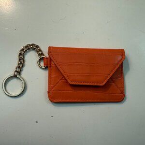 Orange Keychain Wallet
